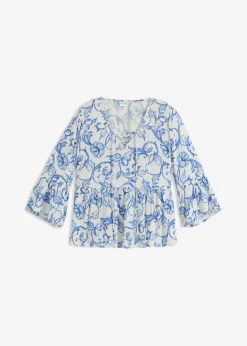 Sale Túnica de viscosa estructurada Mujer Camisas Y Blusas