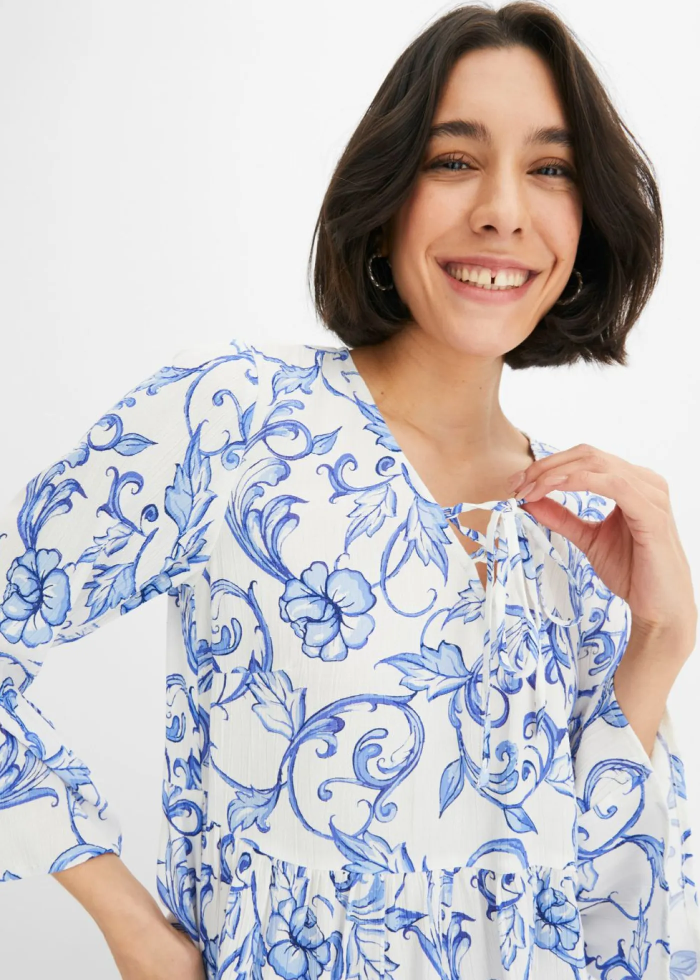Sale Túnica de viscosa estructurada Mujer Camisas Y Blusas
