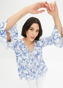 Sale Túnica de viscosa estructurada Mujer Camisas Y Blusas