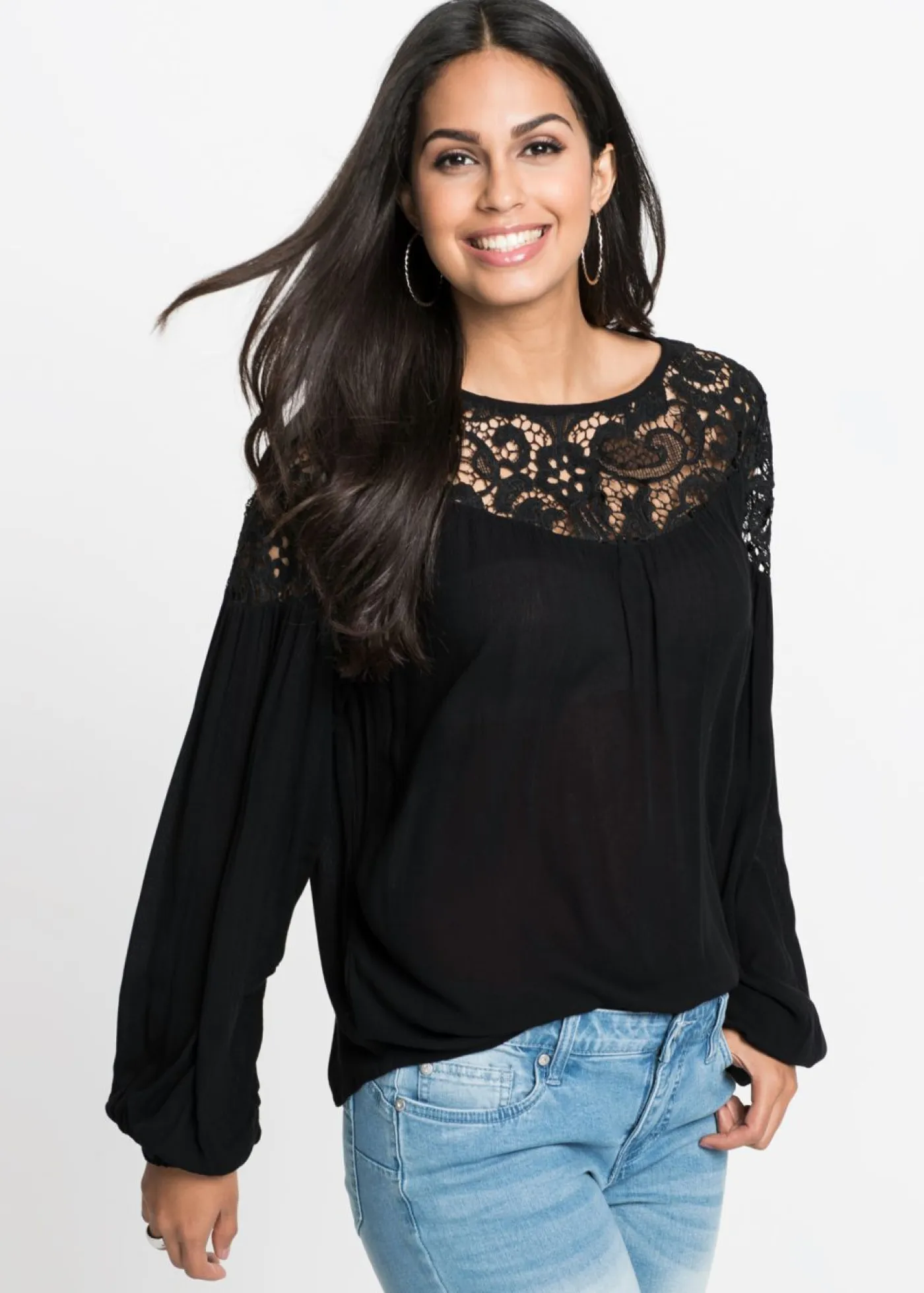 New Túnica de viscosa fluida Mujer Camisas Y Blusas