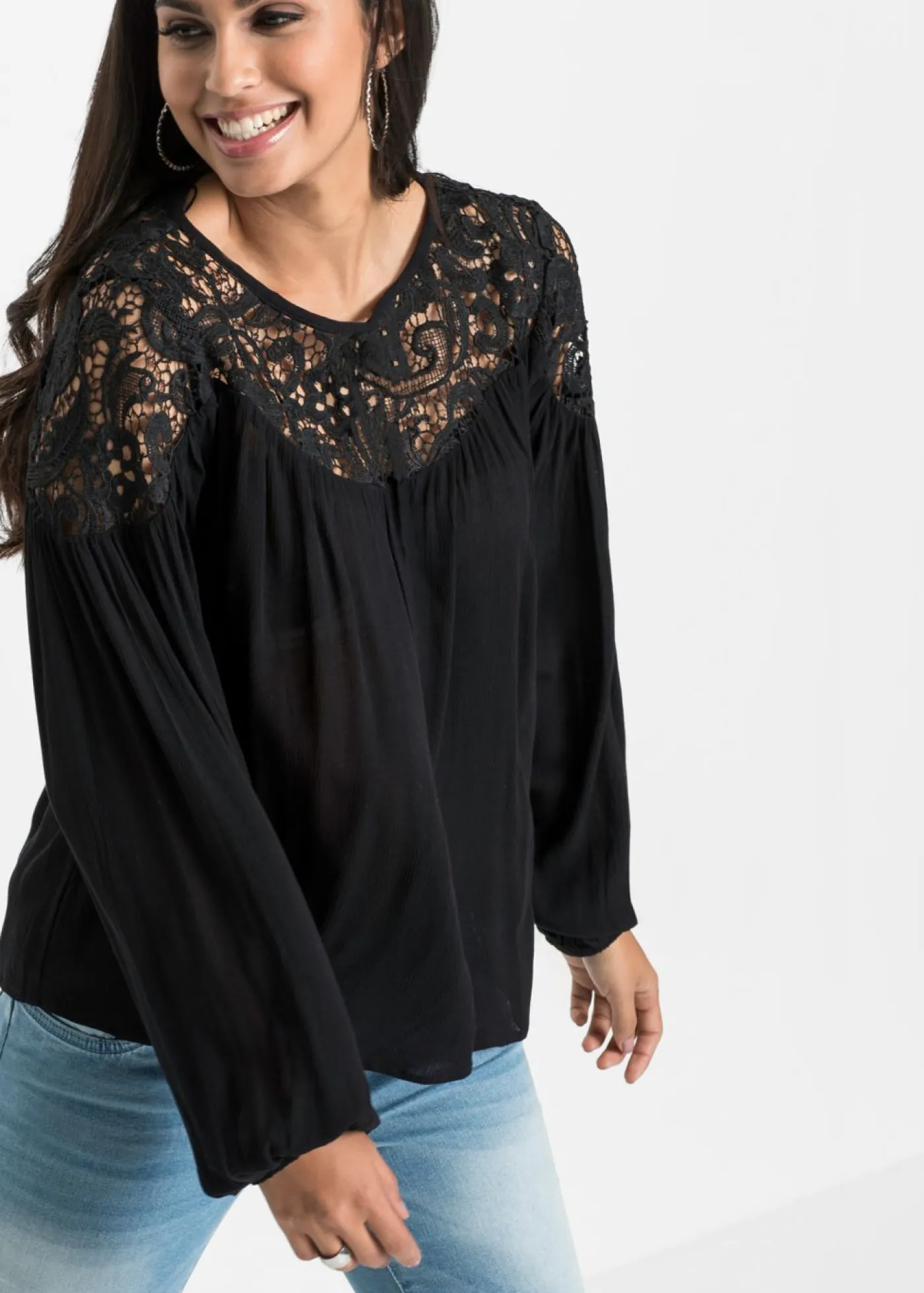 New Túnica de viscosa fluida Mujer Camisas Y Blusas
