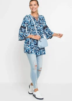 New Túnica de viscosa fluida Mujer Camisas Y Blusas