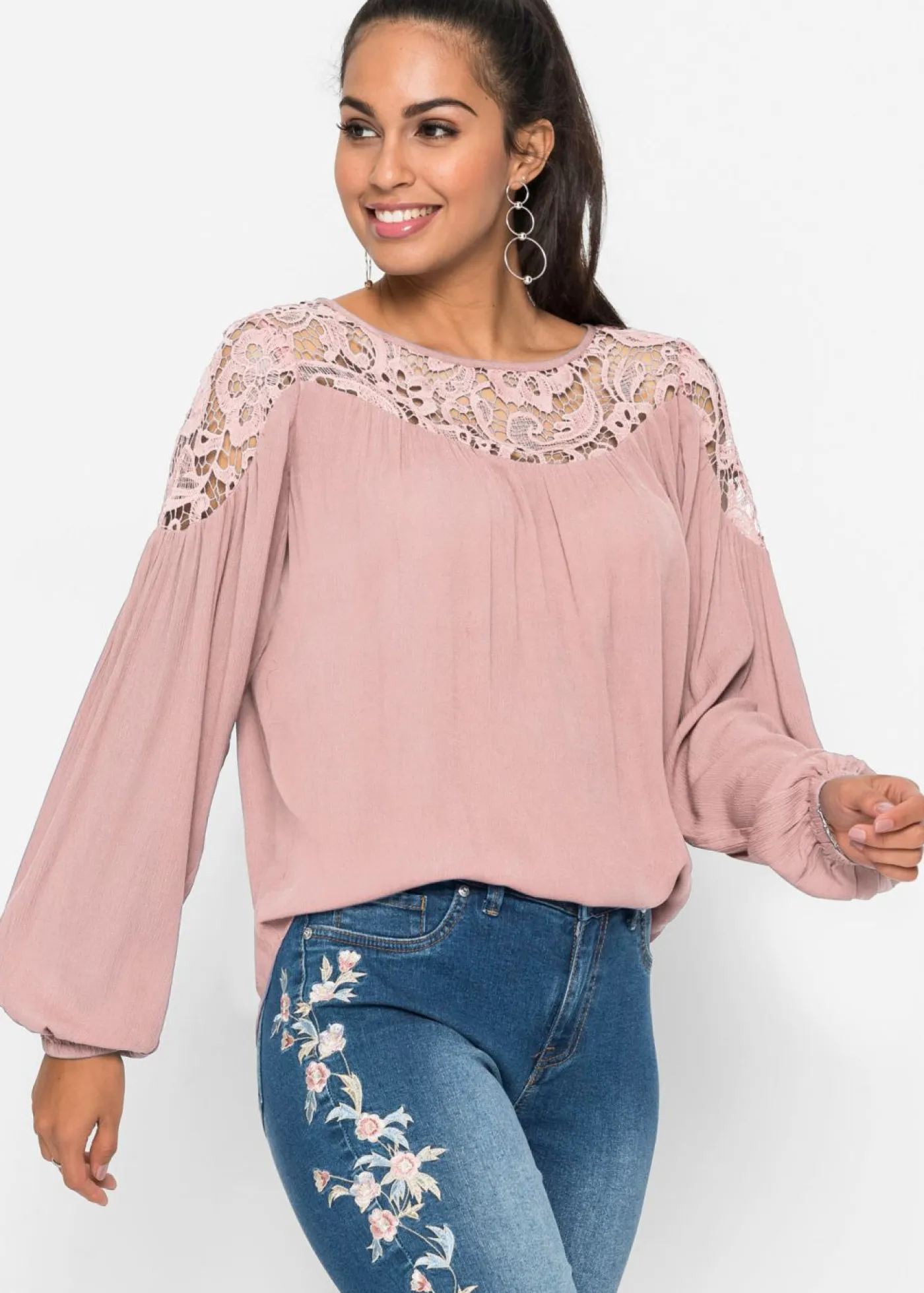 Sale Túnica de viscosa fluida Mujer Camisas Y Blusas