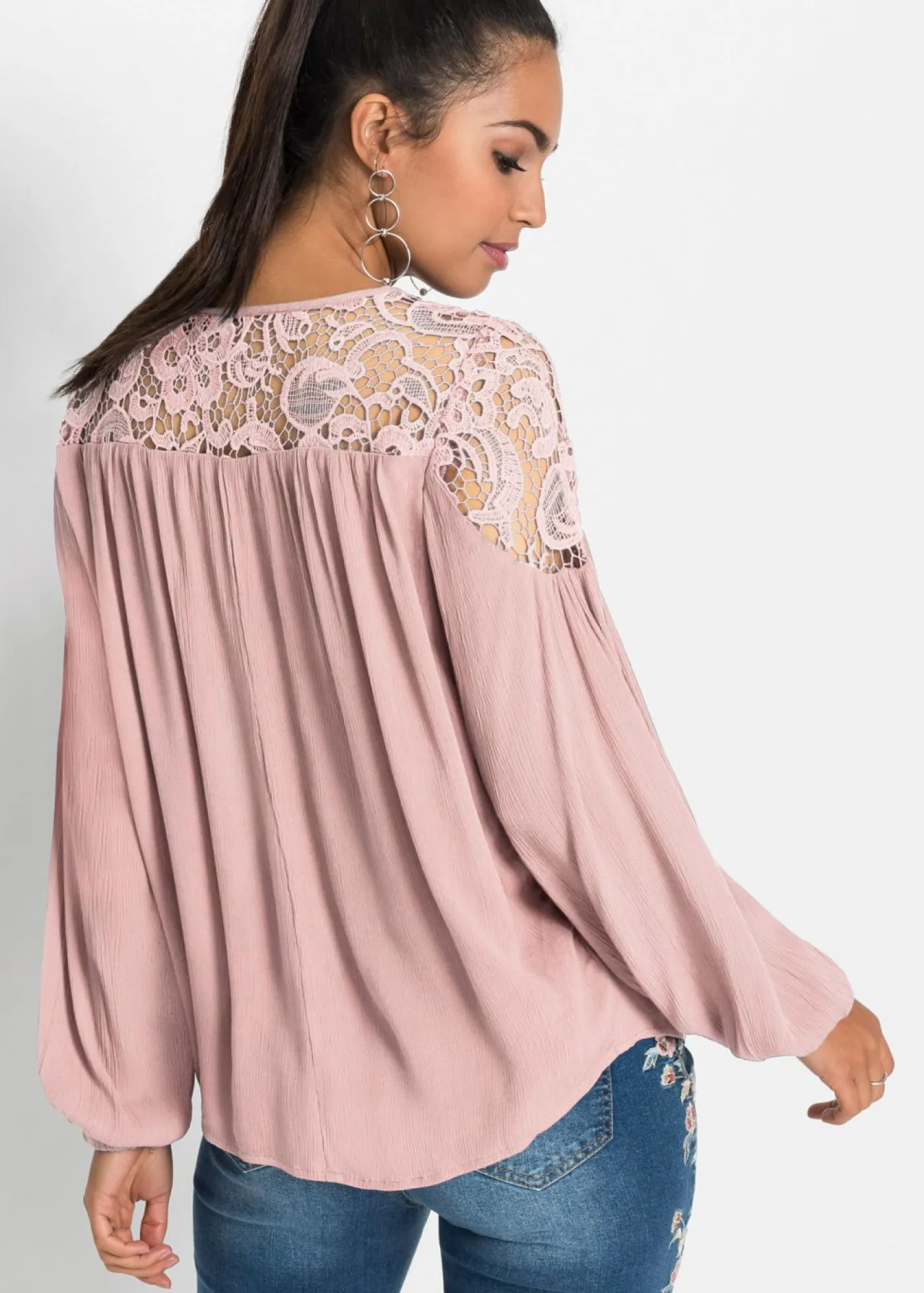 Sale Túnica de viscosa fluida Mujer Camisas Y Blusas