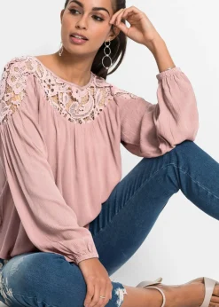 Sale Túnica de viscosa fluida Mujer Camisas Y Blusas