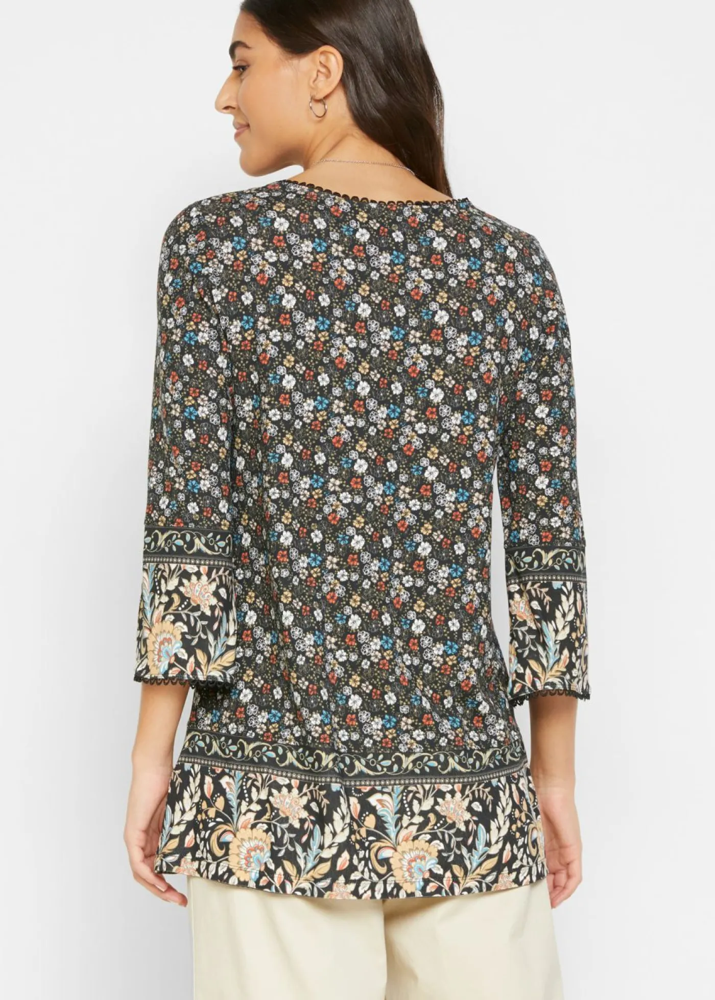 Sale Túnica de viscosa sostenible Mujer Camisas Y Blusas