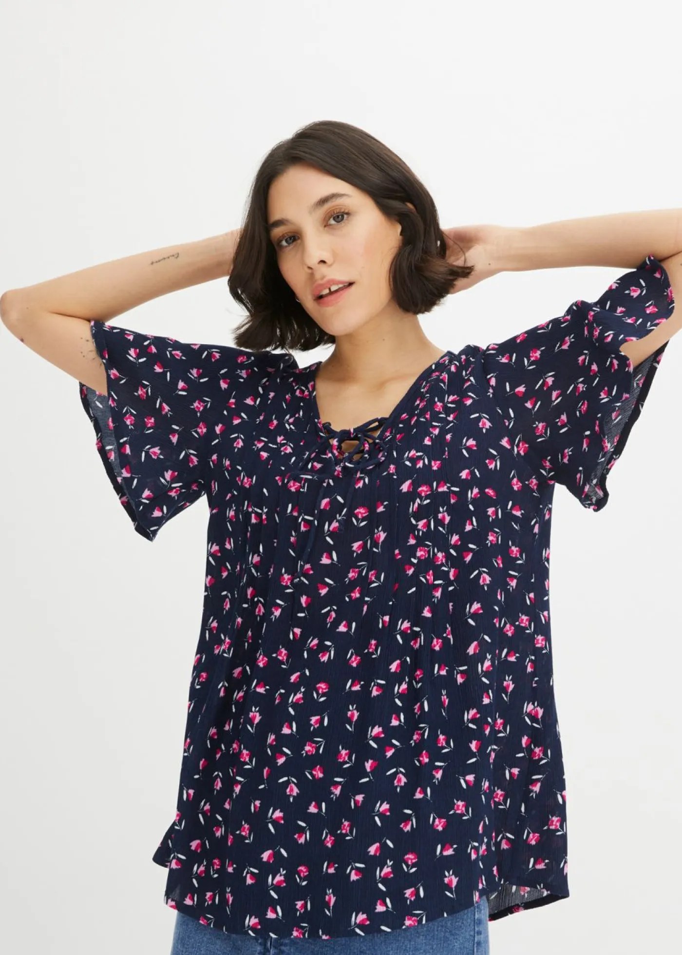 Hot Túnica de viscosa sostenible Mujer Camisas Y Blusas