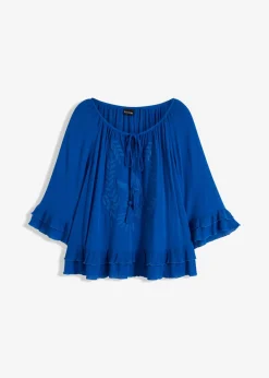 Online Túnica de viscosa suave Mujer Camisas Y Blusas