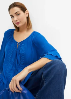 Online Túnica de viscosa suave Mujer Camisas Y Blusas