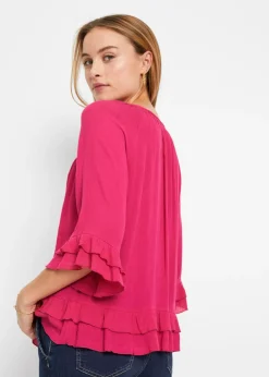 Hot Túnica de viscosa suave Mujer Camisas Y Blusas