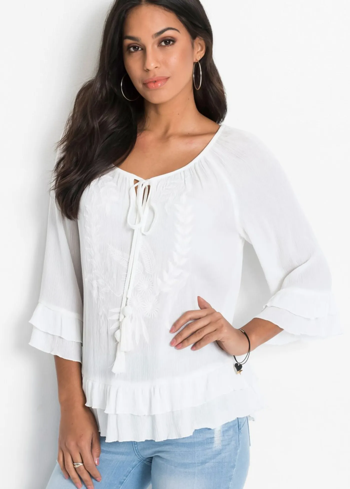 Best Túnica de viscosa suave Mujer Camisas Y Blusas