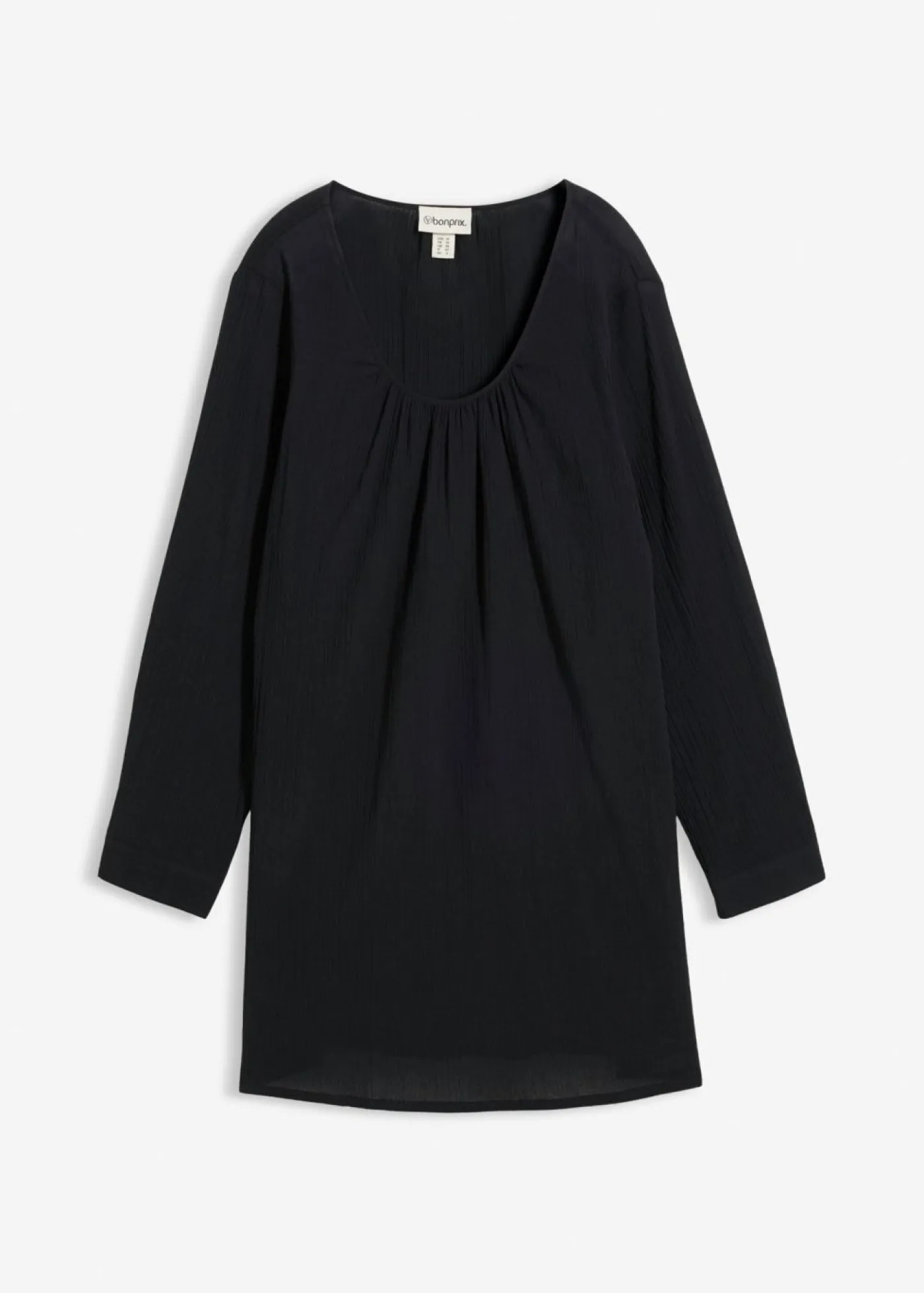 Clearance Túnica larga de algodón Mujer Camisas Y Blusas|Novedades