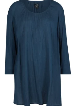 Sale Túnica larga de algodón Mujer Camisas Y Blusas|Novedades