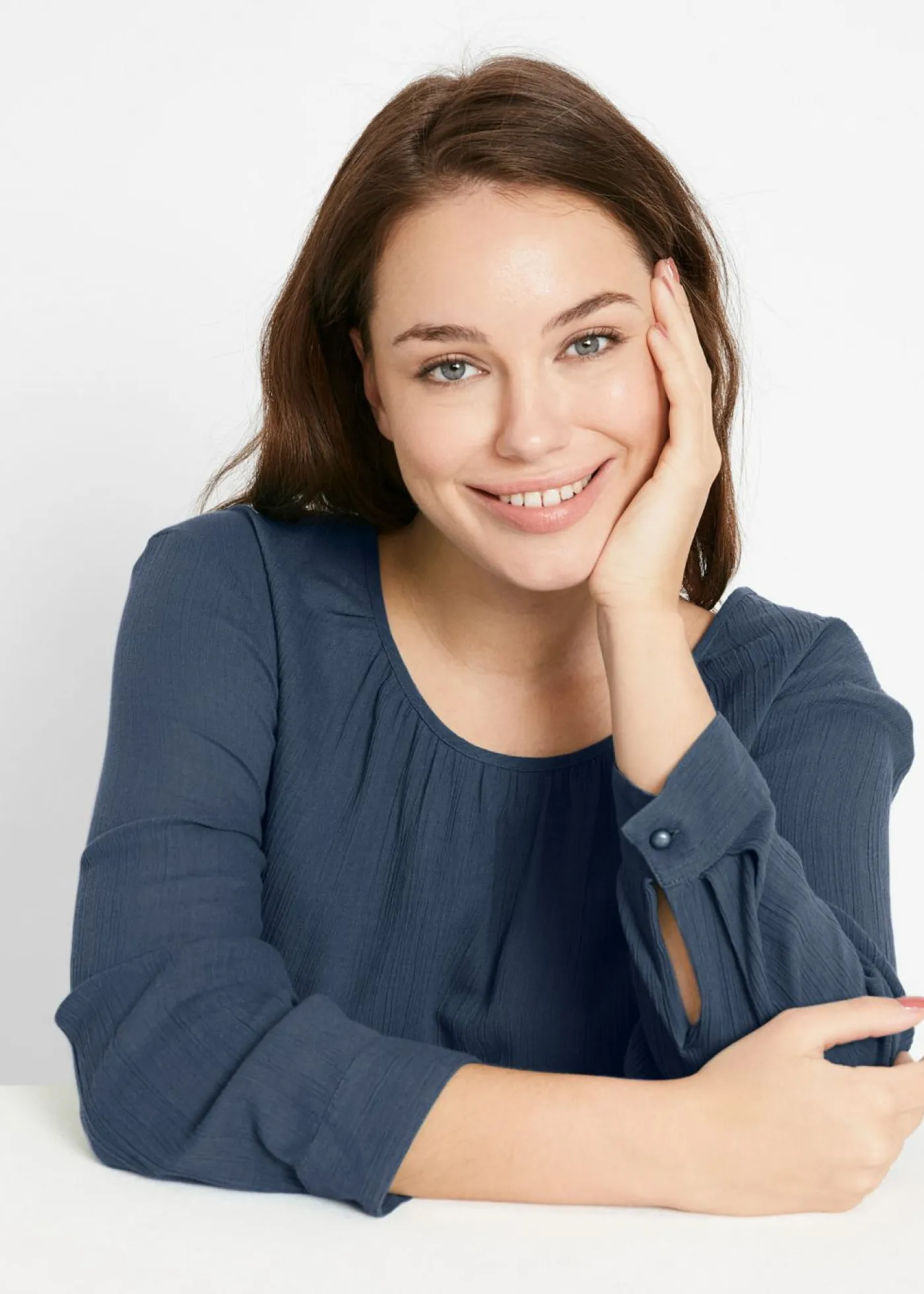 Sale Túnica larga de algodón Mujer Camisas Y Blusas|Novedades