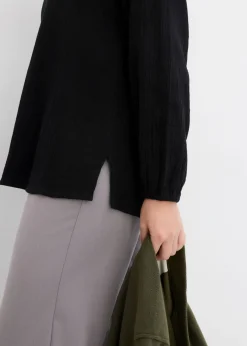 Hot Túnica larga de muselina Mujer Camisas Y Blusas