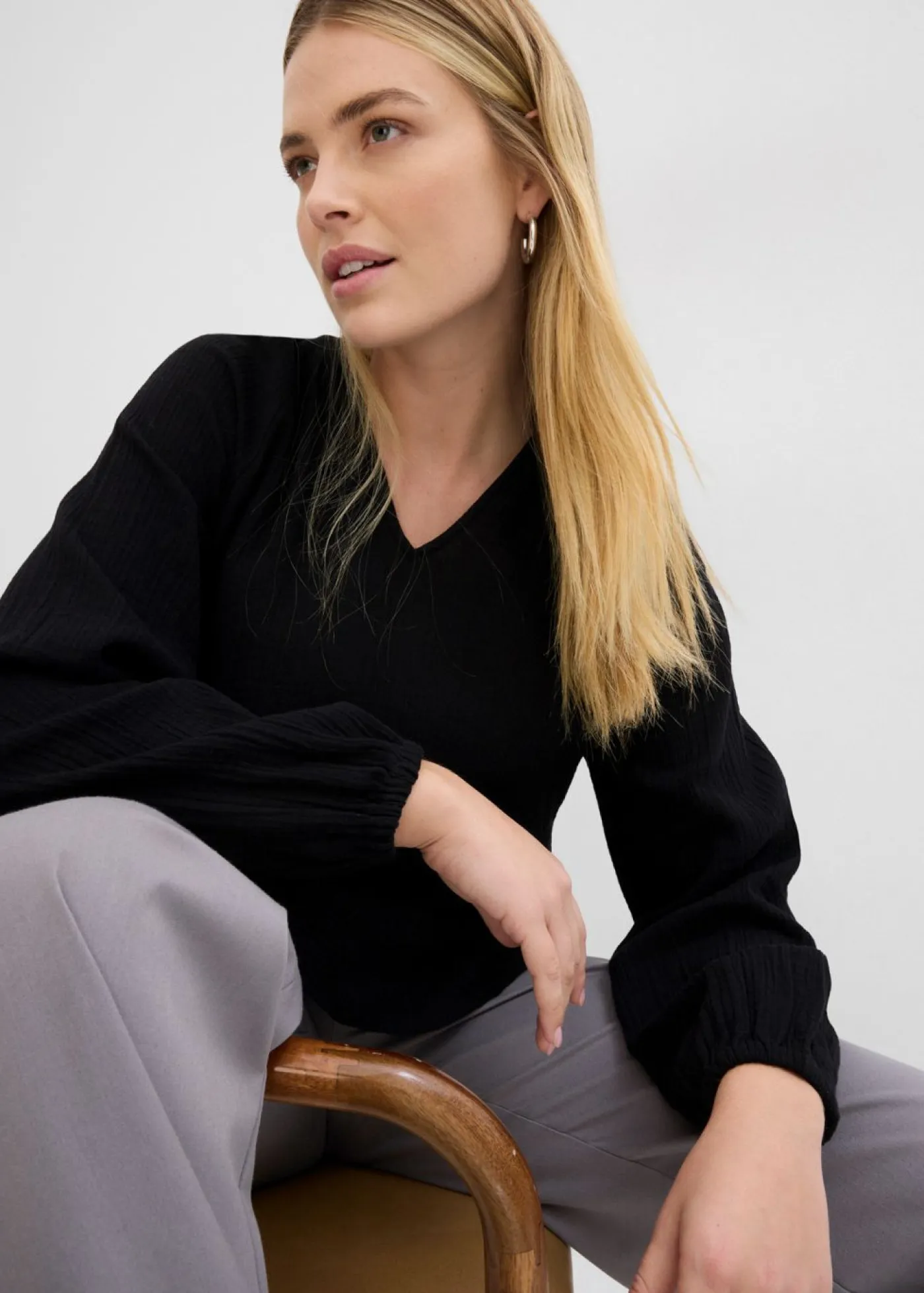 Hot Túnica larga de muselina Mujer Camisas Y Blusas