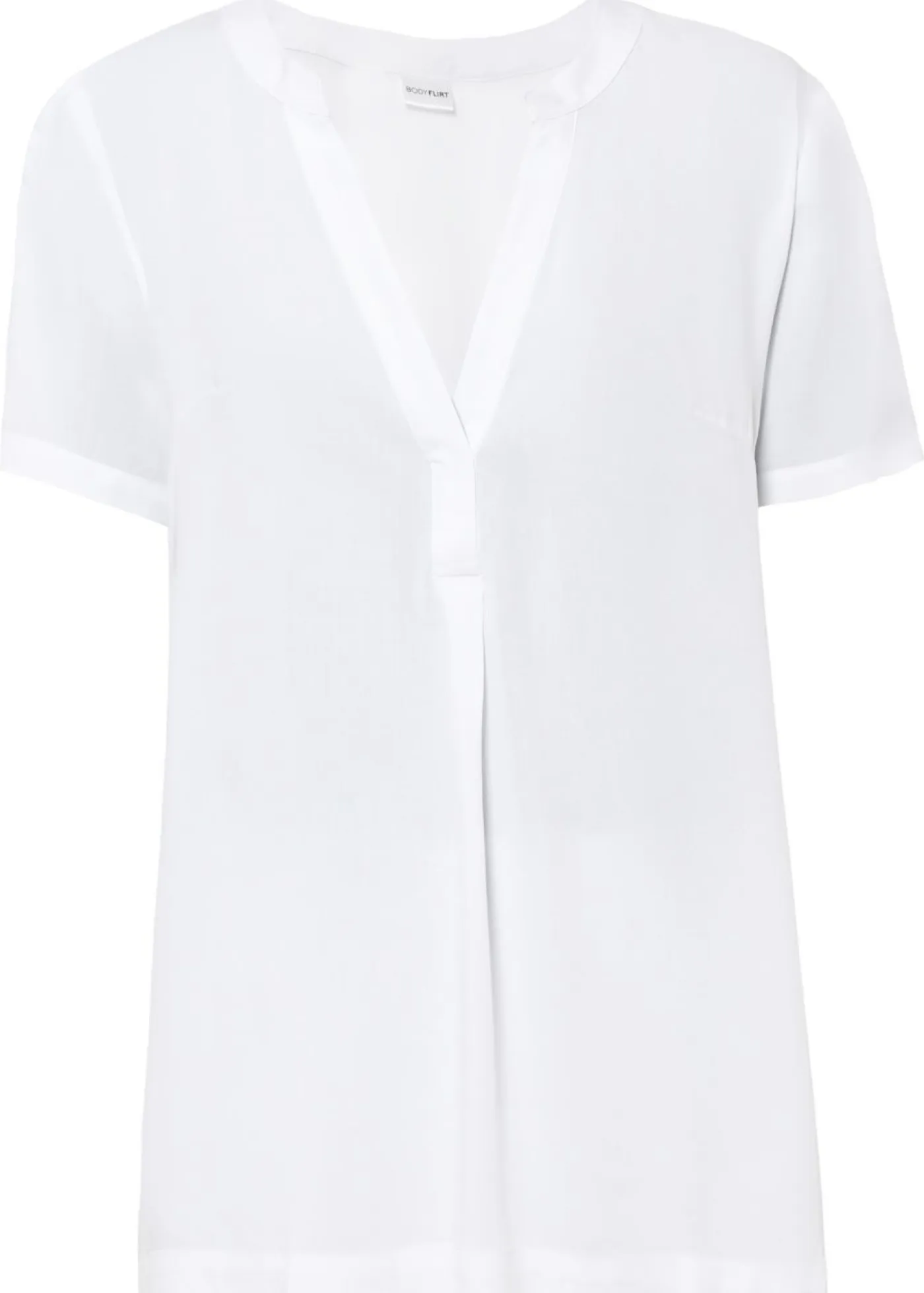 Túnica larga de viscosa sostenible Mujer Camisas Y Blusas