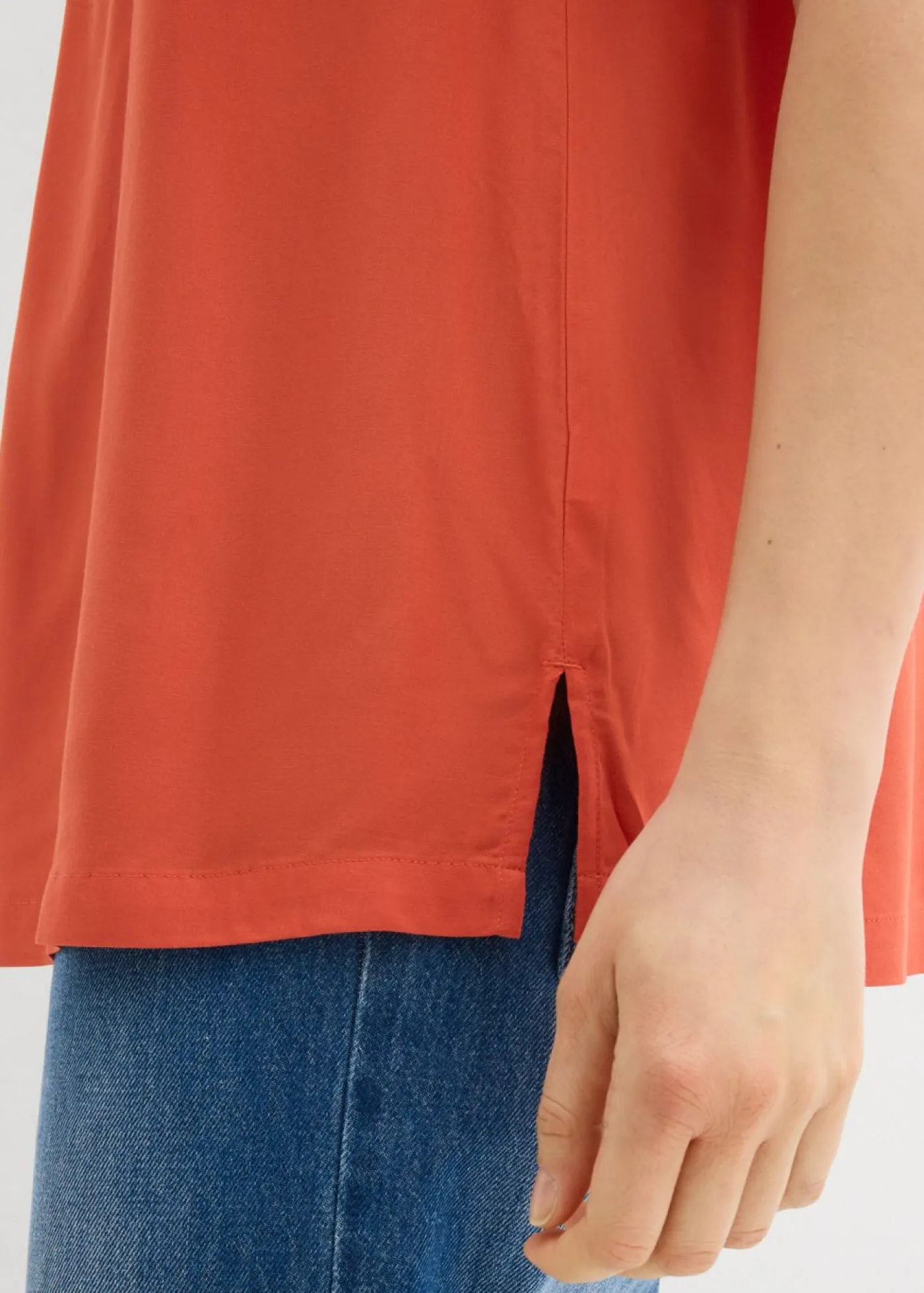 Best Túnica larga de viscosa sostenible Mujer Camisas Y Blusas