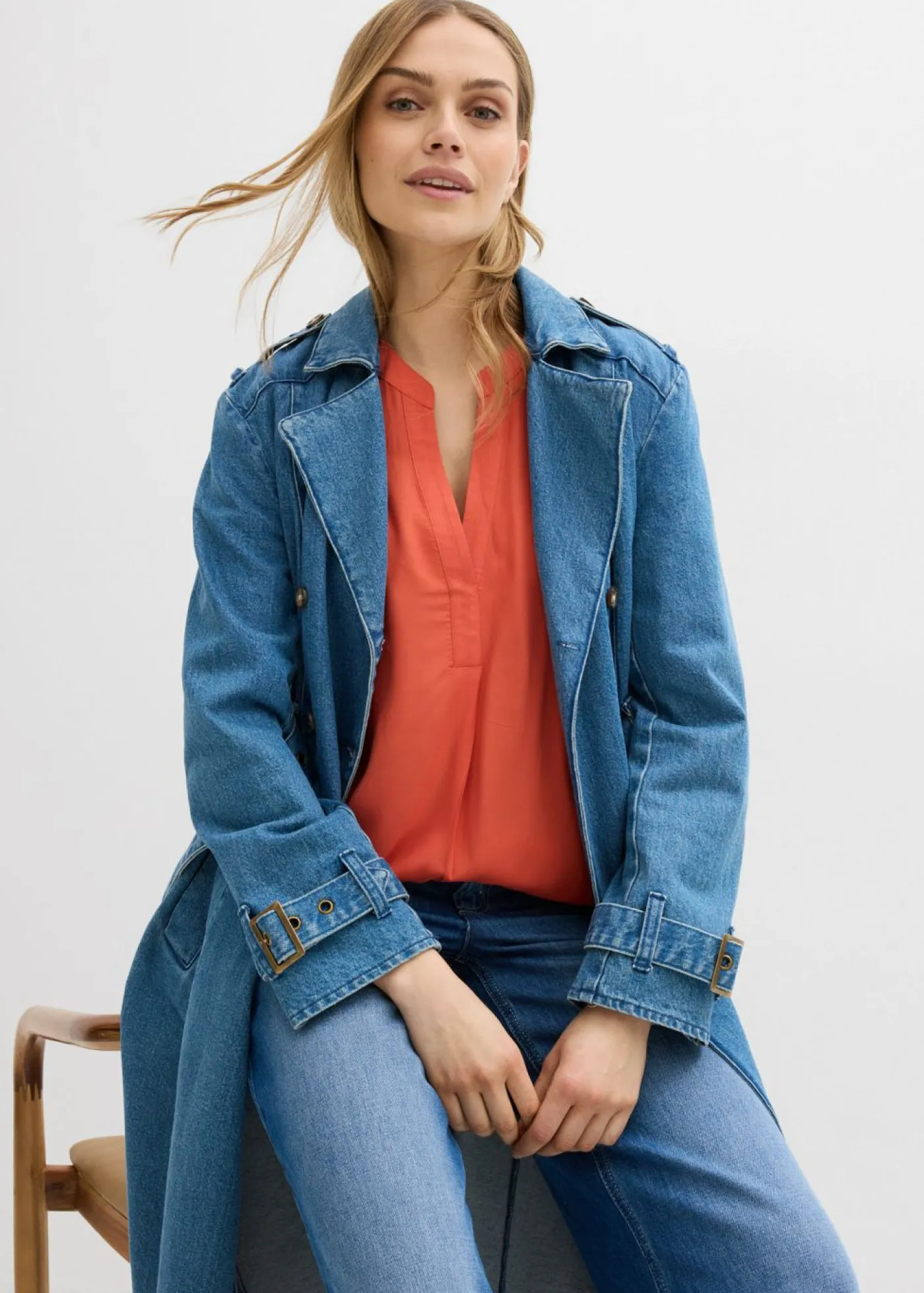 Best Túnica larga de viscosa sostenible Mujer Camisas Y Blusas