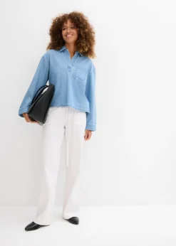 Online Túnica vaquera Mujer Camisas Y Blusas