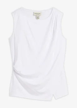 Clearance Top asimétrico Mujer Camisetas|Novedades