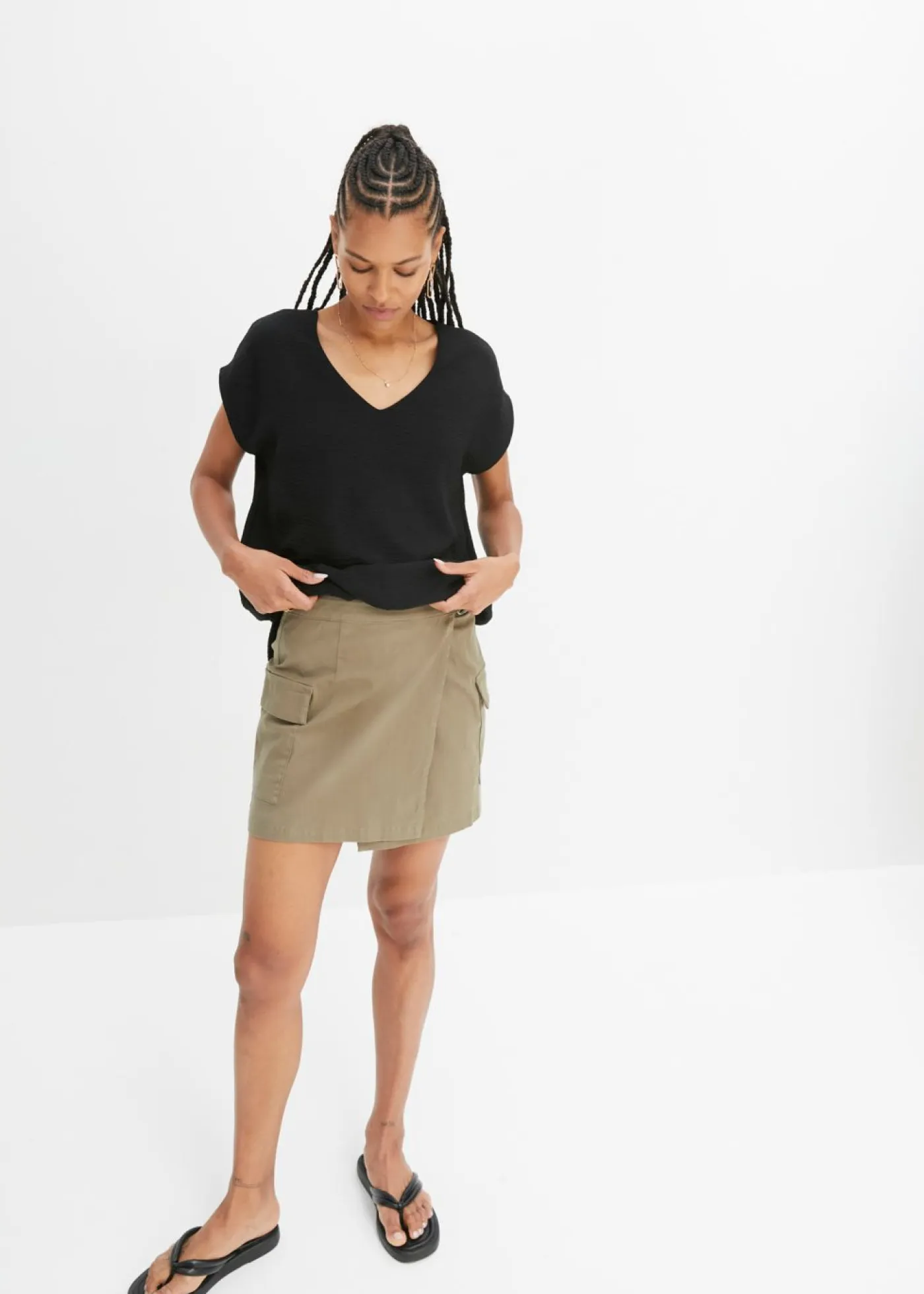 Sale Top asimétrico Mujer Camisetas