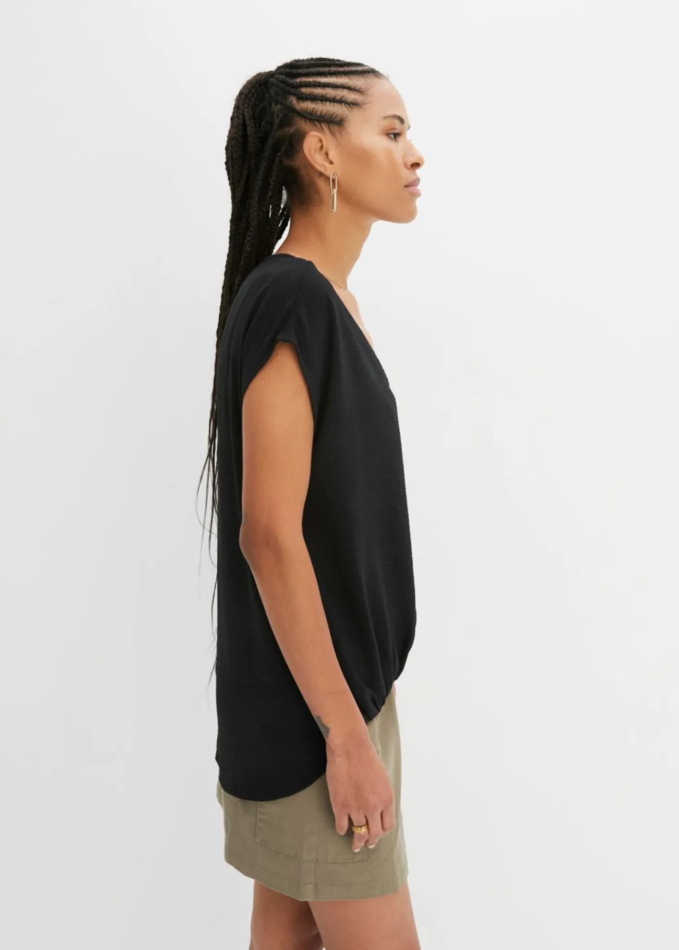 Sale Top asimétrico Mujer Camisetas