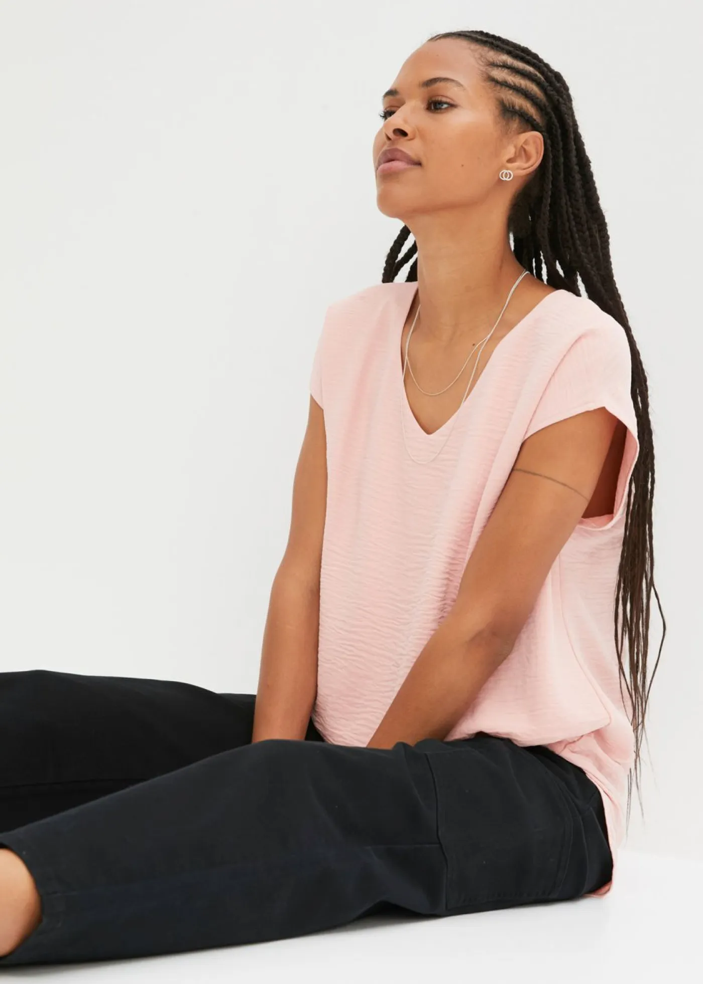 Hot Top asimétrico Mujer Camisetas