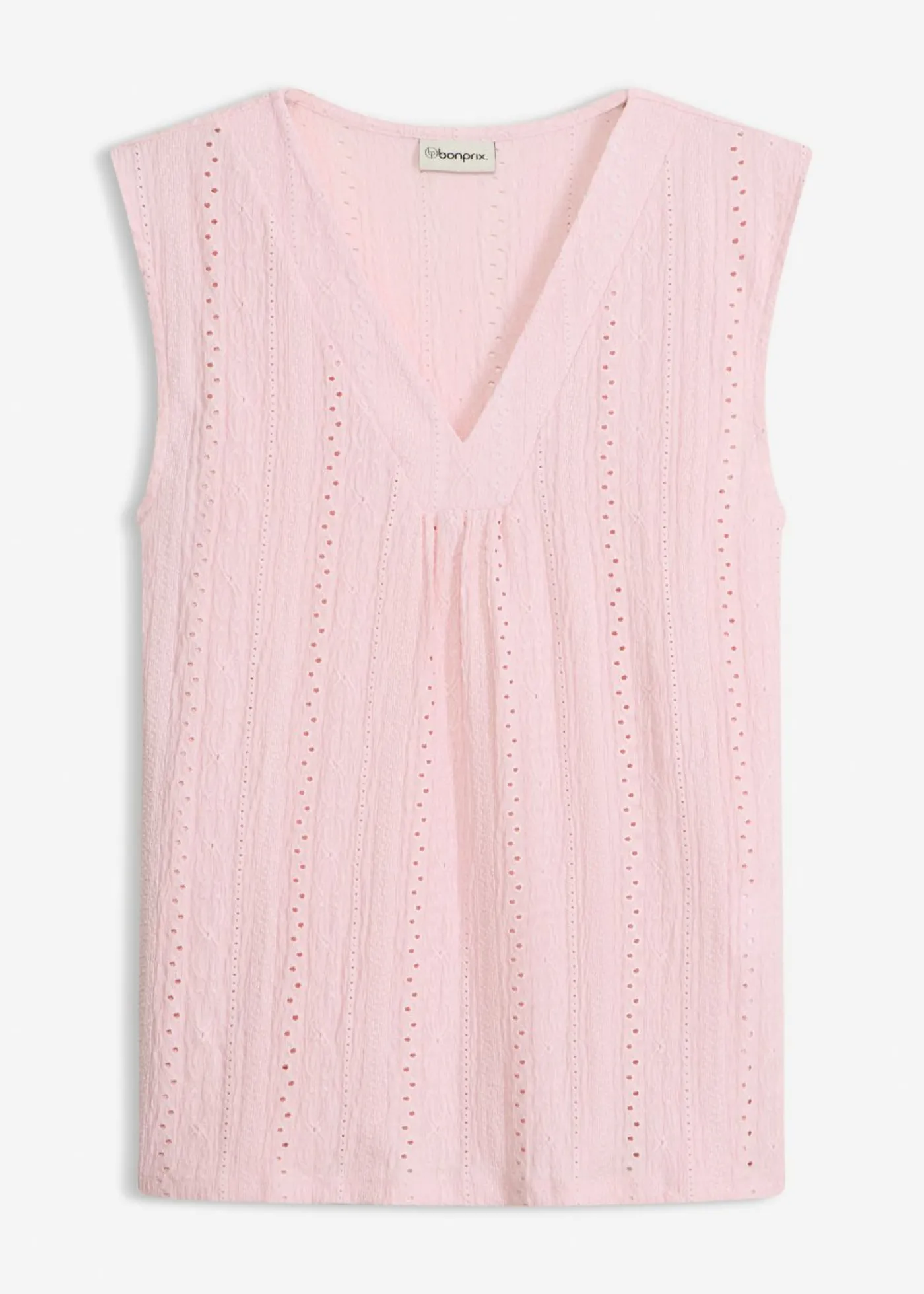 Hot Top con bordado calado Mujer Camisetas|Novedades