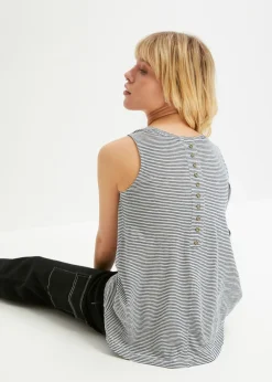Sale Top con botones en la espalda Mujer Camisetas