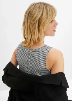 Sale Top con botones en la espalda Mujer Camisetas