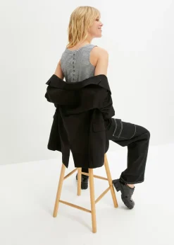 Sale Top con botones en la espalda Mujer Camisetas
