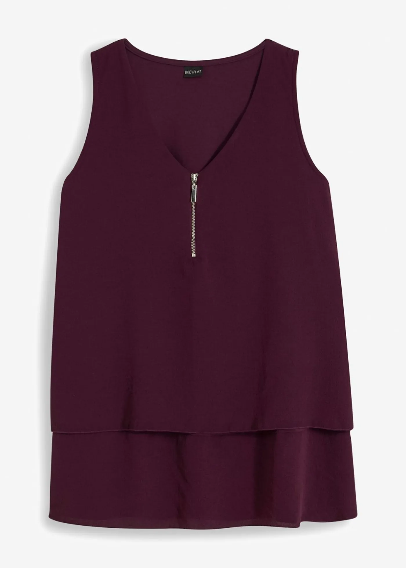 New Top con cremallera Mujer Camisas Y Blusas|Camisetas