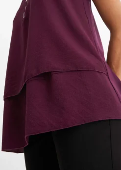 New Top con cremallera Mujer Camisas Y Blusas|Camisetas