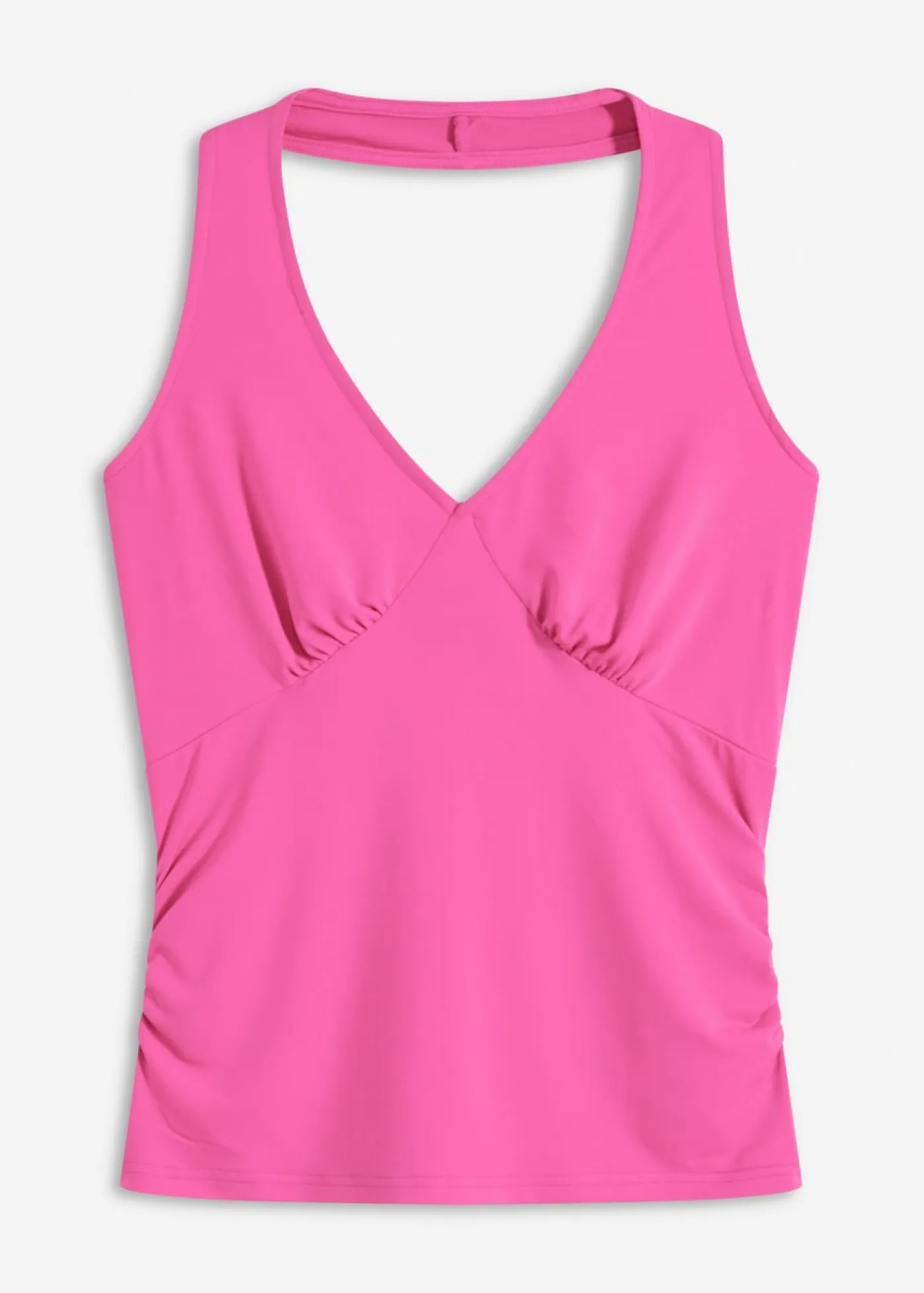 Online Top con cuello halter y escote pronunciado Mujer Camisetas