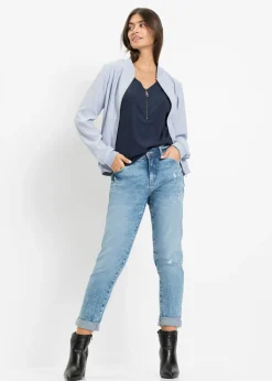 Top con hombros de encaje Mujer Camisetas