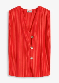 Top con plisado Mujer Camisetas