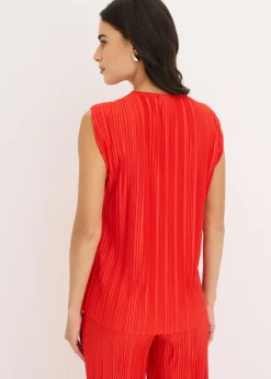 Top con plisado Mujer Camisetas