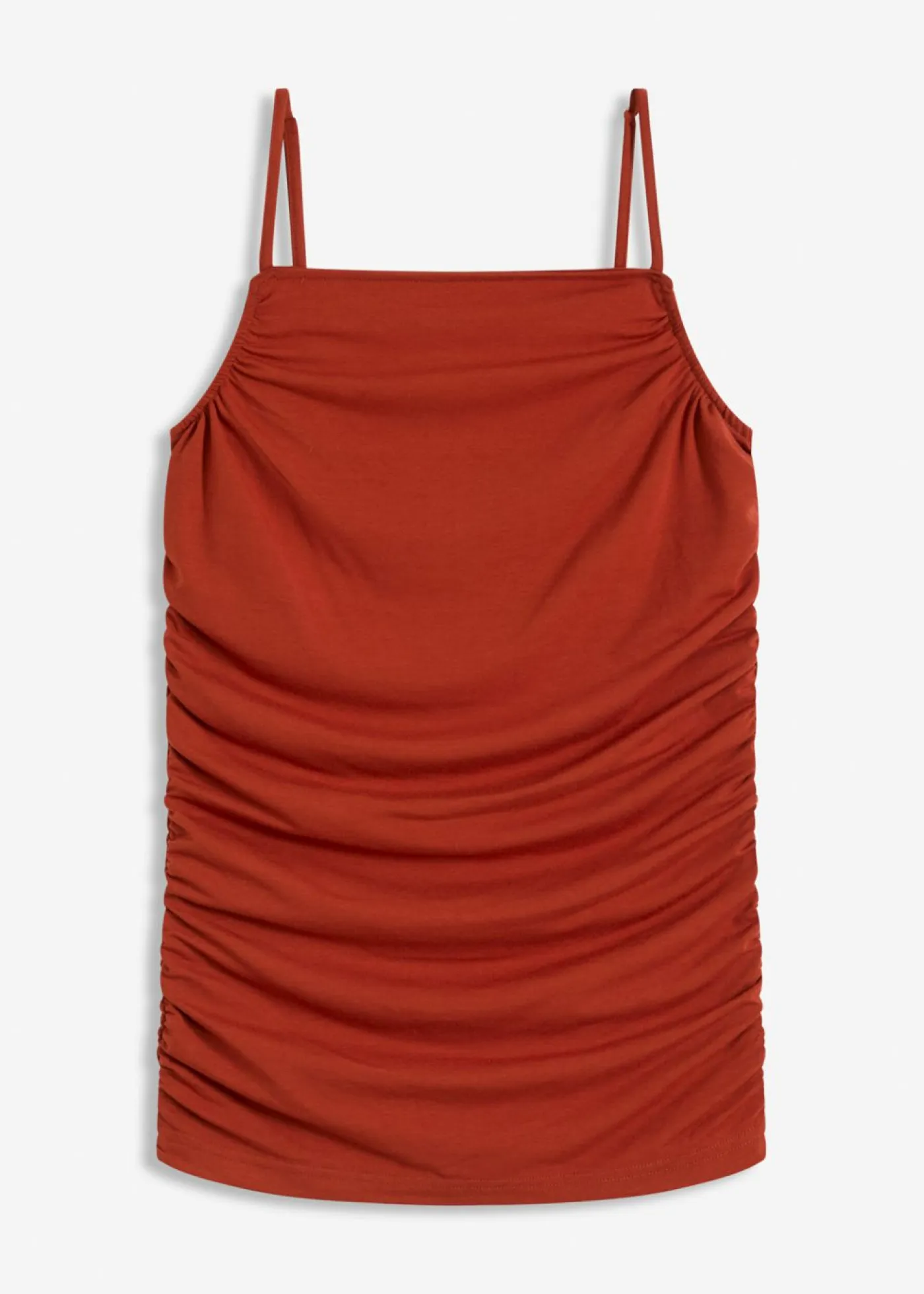 Hot Top con tirantes finos y fruncidos Mujer Camisetas
