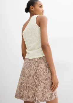 Discount Top con un hombro al descubierto de aspecto estructurado Mujer Camisetas