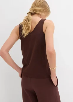 Clearance Top de algodón orgánico puro (2 unidades) Mujer Camisetas Interiores|Básicos