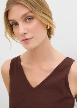 Clearance Top de algodón orgánico puro (2 unidades) Mujer Camisetas Interiores|Básicos