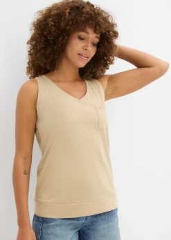 Sale Top de algodón orgánico puro (2 unidades) Mujer Camisetas Interiores|Básicos