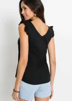 Sale Top de algodón orgánico puro Mujer Camisetas|Novedades