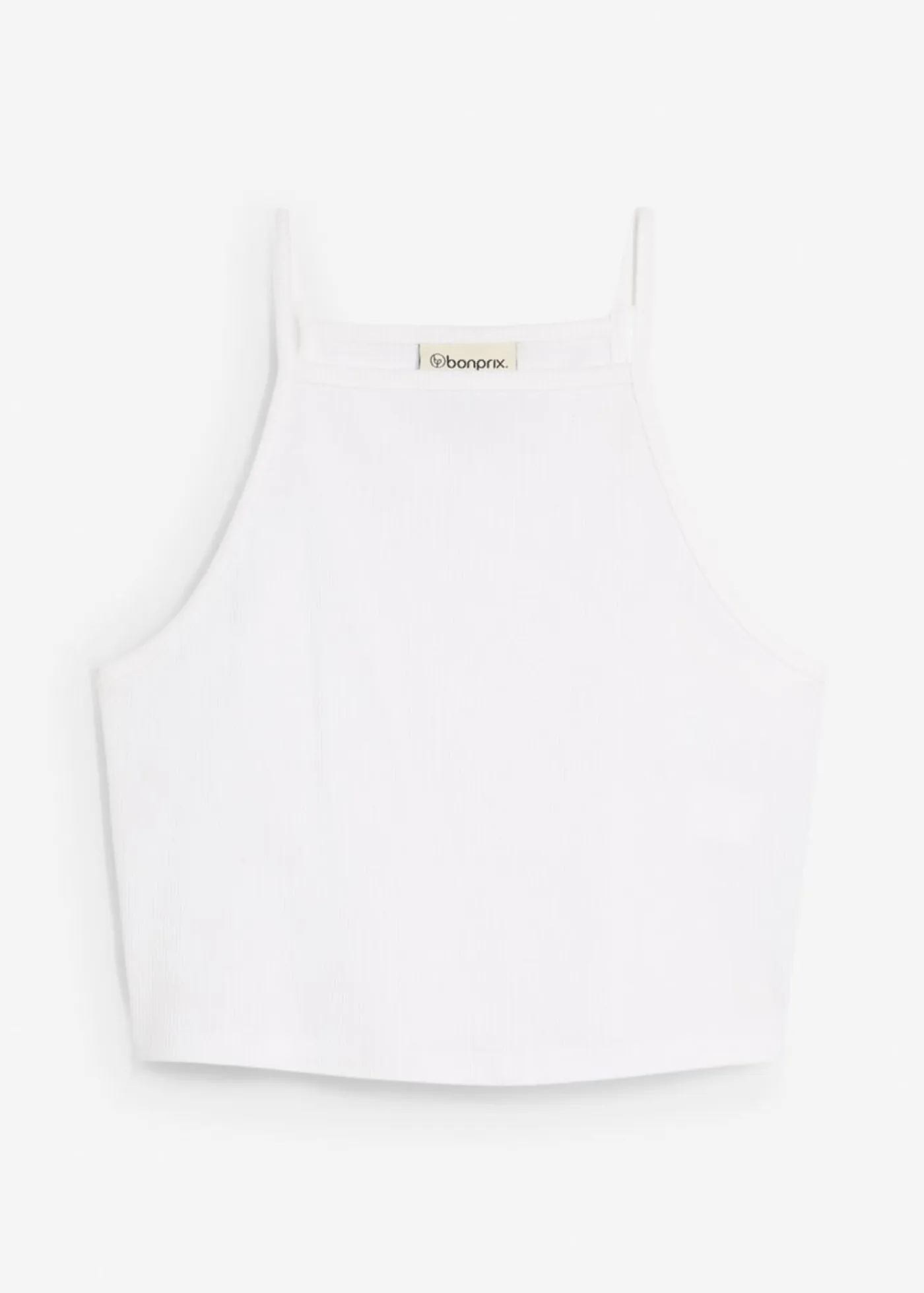 Online Top de algodón orgánico puro de canalé Mujer Camisetas