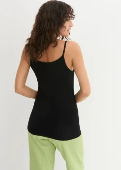 Clearance Top de algodón puro con tirantes finos (3 unidades) Mujer Camisetas Interiores|Básicos