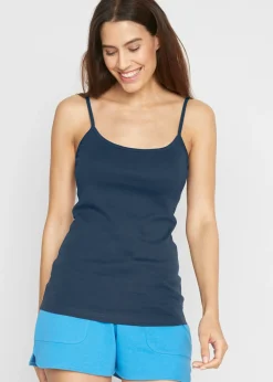 Sale Top de algodón puro con tirantes finos (3 unidades) Mujer Camisetas Interiores|Básicos
