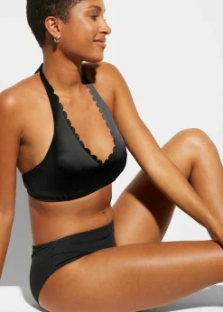 New Top de bikini anudado al cuello Mujer Conjuntos De Traje De Baño|Bikinis