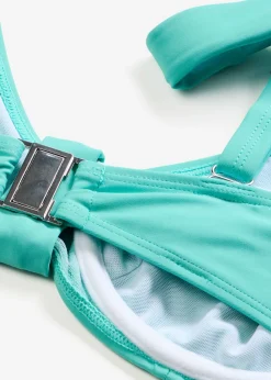 Online Top de bikini reductor con tirantes anchos Mujer Bikinis