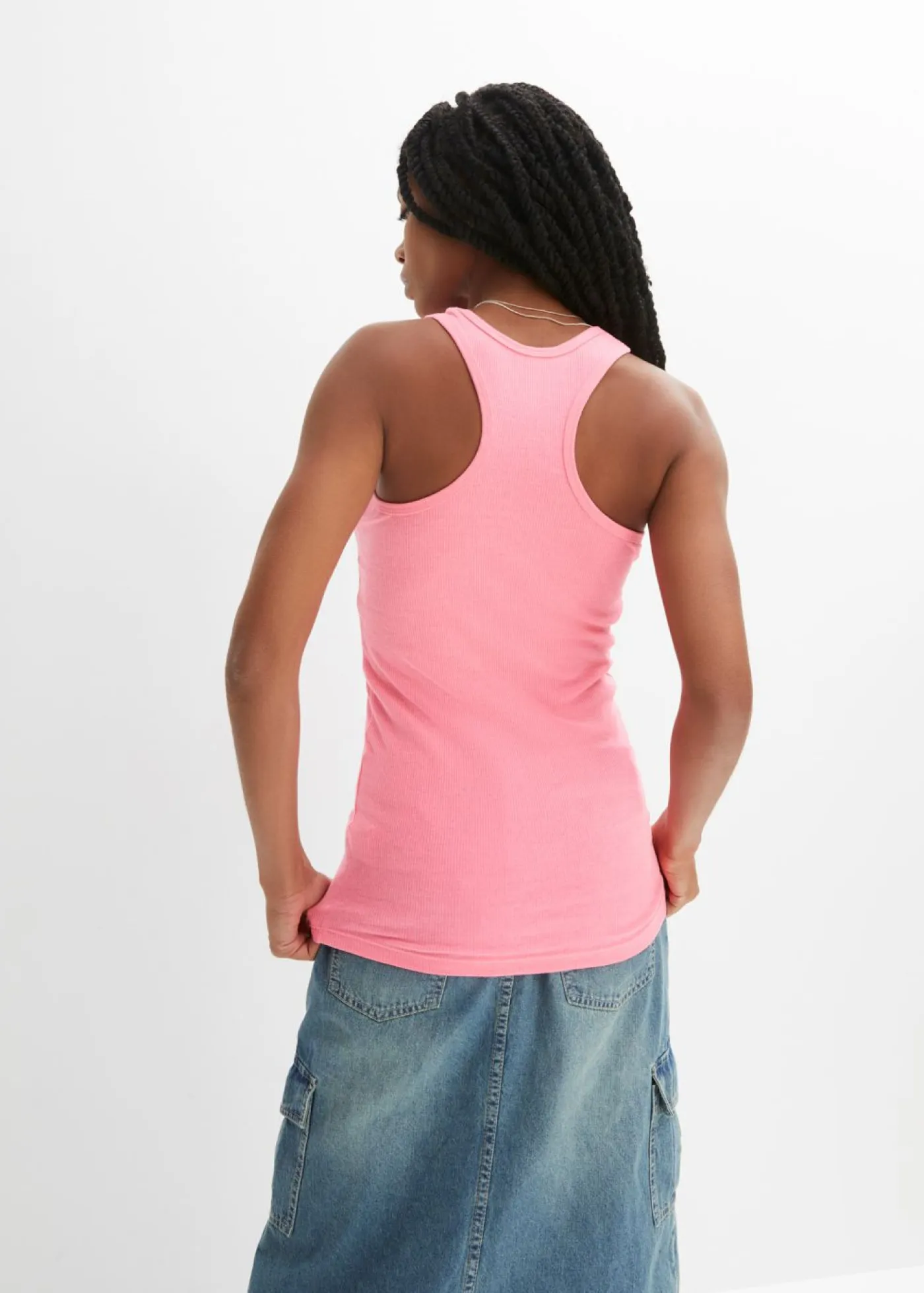 Discount Top de canalé de algodón orgánico (2 unidades) Mujer Camisetas Interiores|Básicos